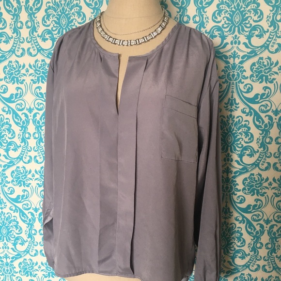 Grey Beautiful Top Blouse - Picture 1 of 4
